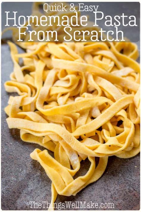 Basic Pasta Dough Recipe Oh The Things Well Make