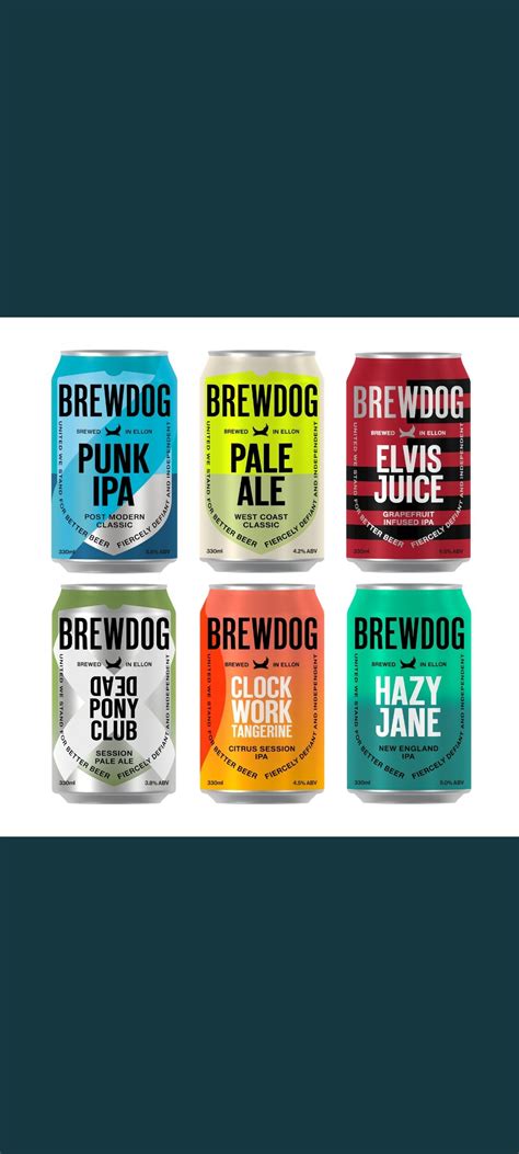 For Anyone Else Who Is Interested In Beer Brewdogs New Can Desgins
