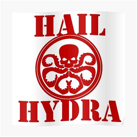 Hail Hydra Poster By Lizzie081194 Redbubble