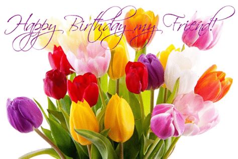 Happy Birthday Flowers Dear Friend Best Flower Site