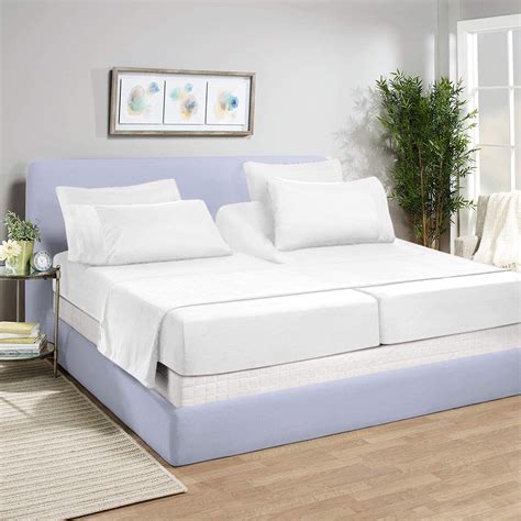 Epic Touch Split Cal King Adjustable Cal King Bed Sheets