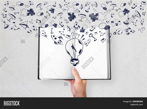 Hand Holding Book Image And Photo Free Trial Bigstock