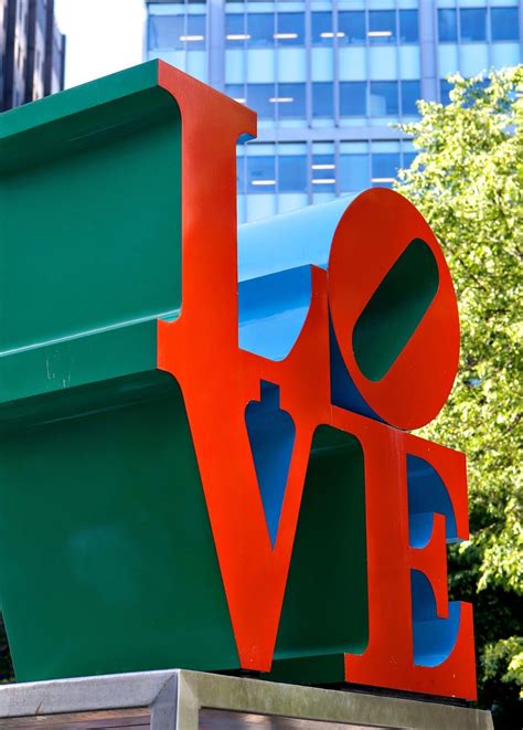 Love Sign At Love Park Philadelphia