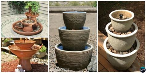 Diy Terra Cotta Clay Pot Fountain Projects Picture