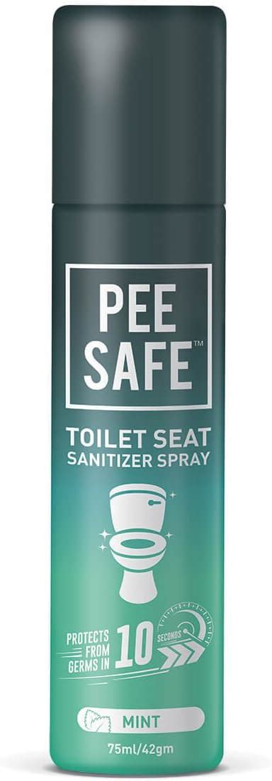 Peesafe Toilet Seat Sanitizer Spray 75ml Delsheaven