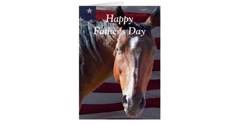 Cute Happy Fathers Day Horse For A Special Dad Card Zazzle