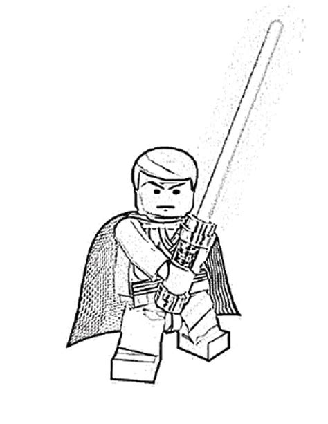 Wise old yoda is famous for the way he rearranges sentence structure. Lego Luke Skywalker Coloring Pages - Coloring Home