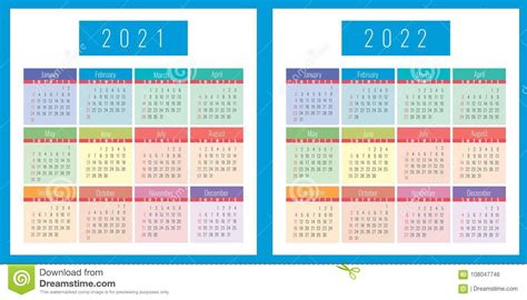 Calendario 2021 E 2022 Academic Calendar