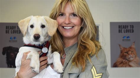 rod stewart s wife penny lancaster looks smitten as she plays with rescue pup the scottish sun