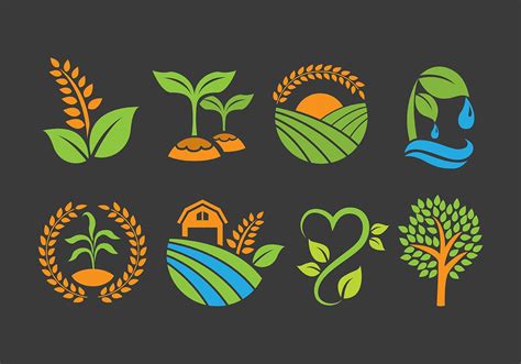 Agro and Farm Logo Vectors 123830 Vector Art at Vecteezy