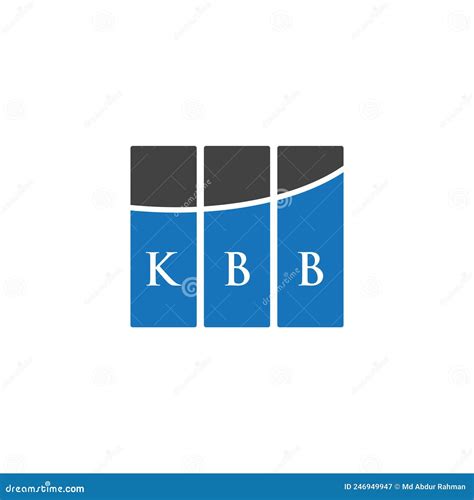 Kbb Letter Logo Design On White Background Kbb Creative Initials