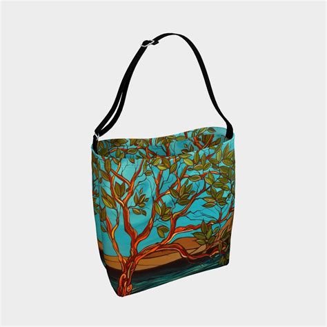 Arbutus Afternoon Stretchy Cross Body Tote April Lacheur Art