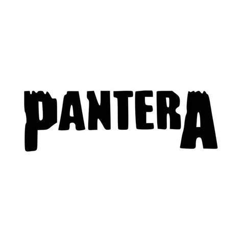 Pantera Logo Vinyl Decal Sticker Band Logos Vinyl Decal Stickers