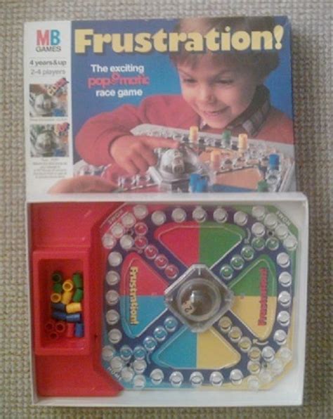 Frustration Childrens Kids Vintage Board Game Mb Games 1986 Complete