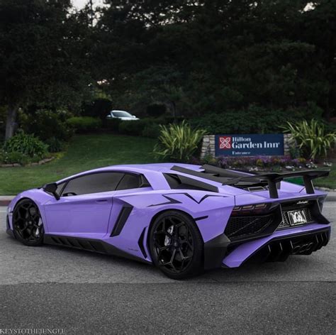 Lamborghini Aventador Super Veloce Coupe Painted In Blu Cepheus And