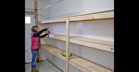 Free Plans To Build Garage Shelving Using Only 2x4s Pete January 9