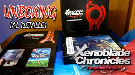 UNBOXING Xenoblade Chronicles Limited Edition AL DETALLE YouTube