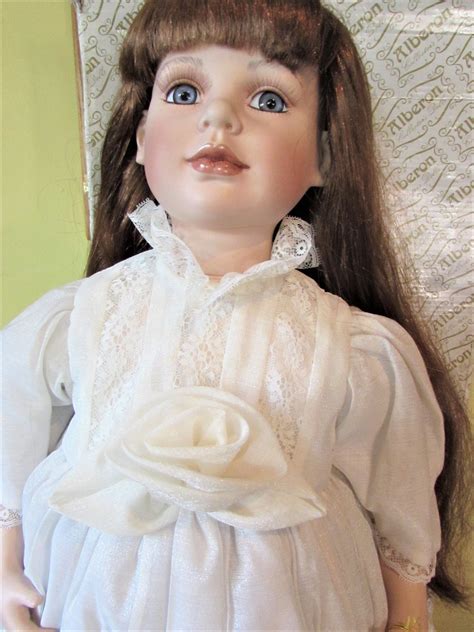 Very Large Beautiful Hand Made Porcelain Doll By Alberon Etsy