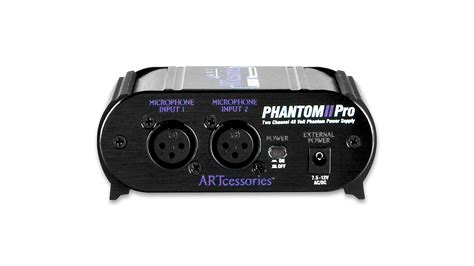Phantom Ii Pro Dual Ch Phantom Power Supply Art Pro Audio