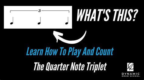 Learn How To Play And Count Quarter Note Triplets Easy Drum Lesson