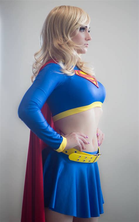 Wallpaper Cosplay Supergirl Women Portrait Display Blonde Looking Away Kayla Erin