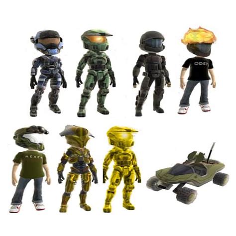Halo Series 1 Xbox Live Avatar Mini Figures Random 3 Pack