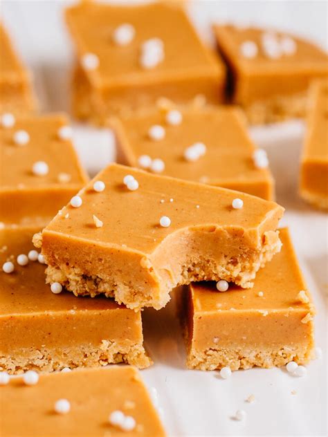 No Bake Peanut Butter Bars The Recipe Life