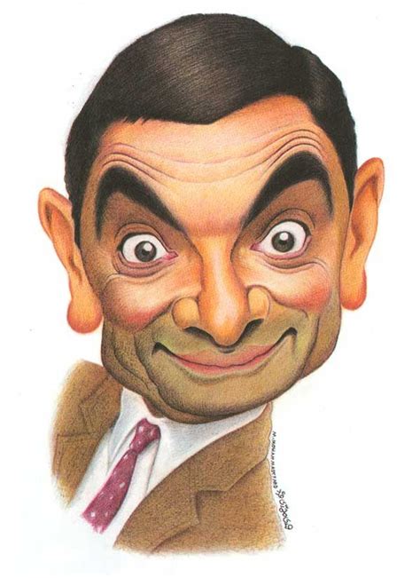 Rowan Atkinson Mr Bean Caricature Drawing Caricature Sketch Porn Sex Picture