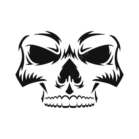 Skeleton Skull Bone Vector Art Png Human Skull Bone Teeth Face Skull