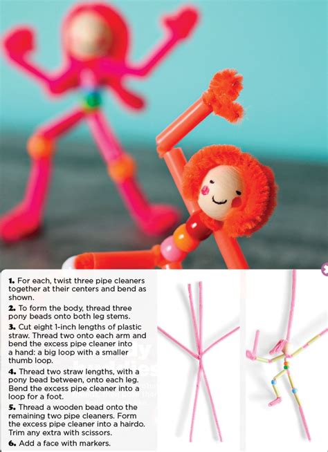 Pipe Cleaner People Pipe Cleaner Crafts Preschool Crafts Dance Crafts