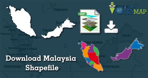 Download Malaysia Administrative Boundary Shapefiles National States