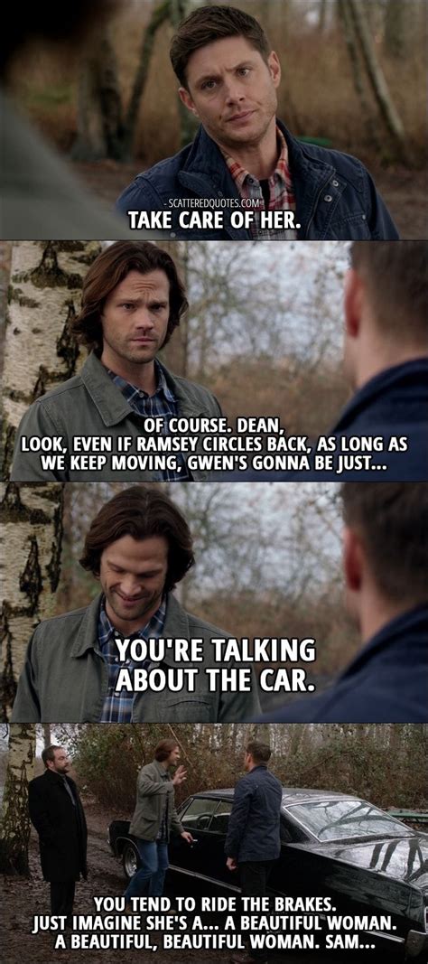100 Best Supernatural Quotes Carry On My Wayward Son Scattered