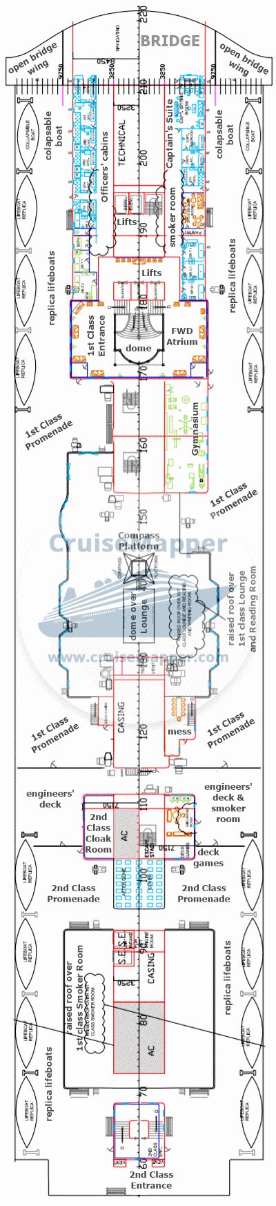 Ms Titanic 2 Deck 9 Plan Cruisemapper