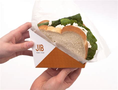 jib sandwich packaging on behance