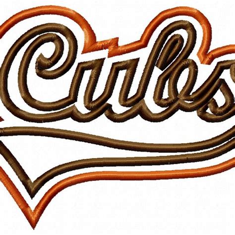 Chicago Cubs Embroidery Design Etsy