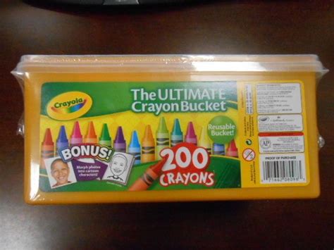 Brand New Crayola 200 Crayons The Ultimate Crayon Reusable Bucket