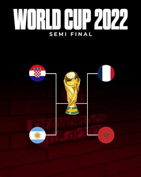 Official Semi Final Fixtures Of 2022 Fifa World Cup Confirmed