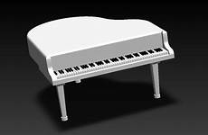 3d piano model