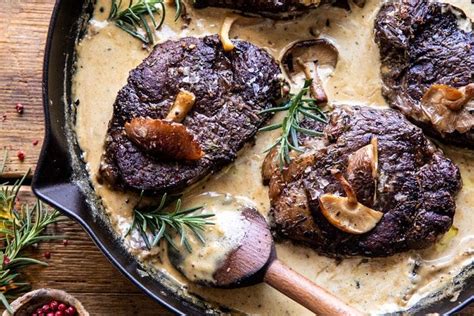 Strain into medium saucepan, pressing on solids to extract as much liquid as possible. Rosemary Beef Tenderloin with Wild Mushroom Cream Sauce ...