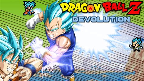 Check the link at the top of the page. Dragon Ball Z Devolution: SSJGSSJ Goku vs. SSJGSSJ Vegeta! - YouTube