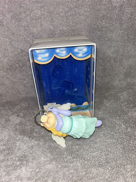 Vintage Hallmark Divine Miss Piggy Angel Christmas Ornament Box Muppet