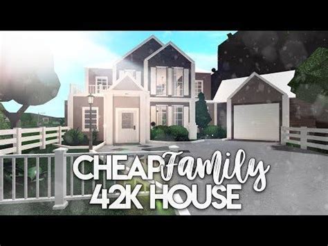 Roblox | Bloxburg: Cheap Family House | House Build | Tiny ... Giveaway welcome to bloxburg cosy small 2 story house build 40k.