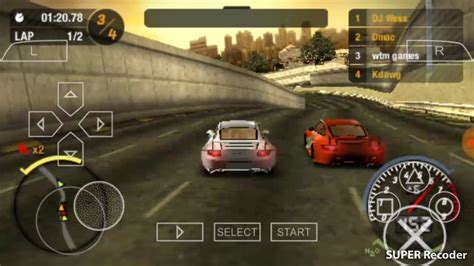 Need For Speed Most Wanted Ppsspp Gameplay Youtube