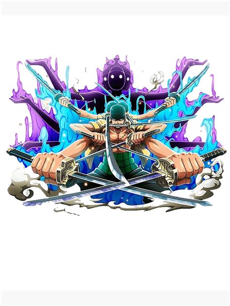 One Piece Roronoa Zoro Poster For Sale By Daturasnake Redbubble