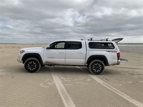 White 2018 Trd Or With Leer 100r Camper Shell Tacoma World