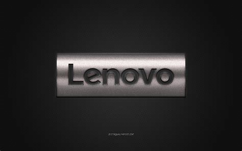 Download Wallpapers Lenovo Logo Big Silver Shiny Logo Lenovo Metal