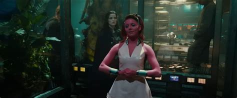 Ophelia Lovibond As Carina In Guardians Of The Galaxy