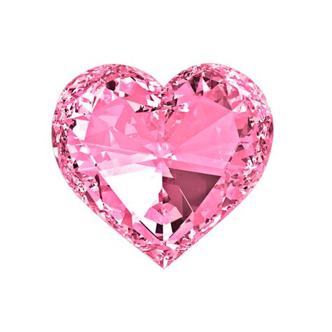 Download Pink Diamond Heart Photos Hq Png Image
