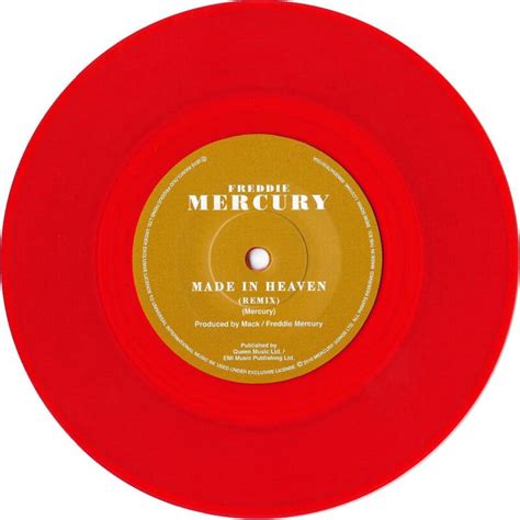 Freddie Mercury Coloured Vinyl Discography