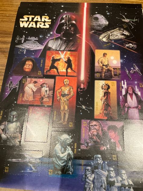 Star Wars Postage Stamps Etsy
